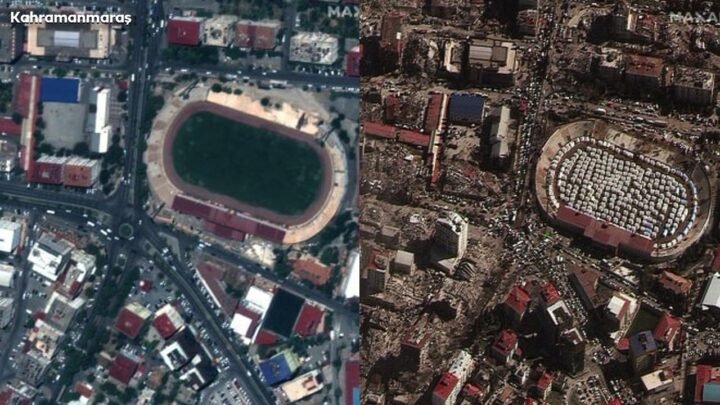 Kahramanmaraş deprem öncesi ve deprem sonrası